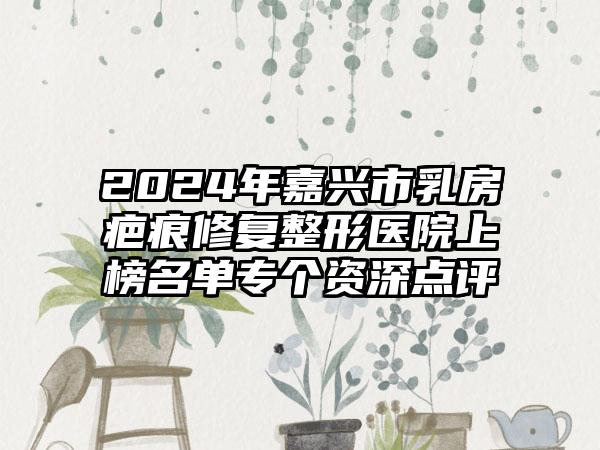 2024年嘉兴市乳房疤痕修复整形医院上榜名单专个资深点评