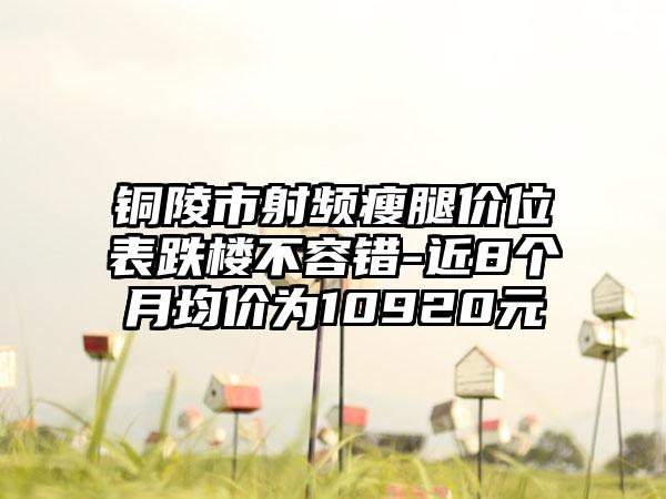 铜陵市射频瘦腿价位表跌楼不容错-近8个月均价为10920元