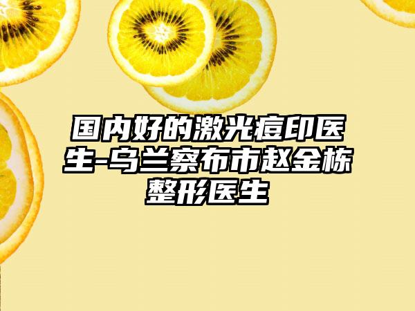 国内好的激光痘印医生-乌兰察布市赵金栋整形医生