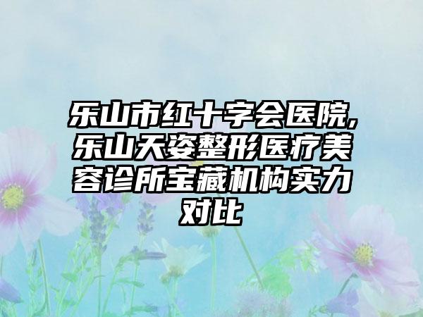 乐山市红十字会医院,乐山天姿整形医疗美容诊所宝藏机构实力对比