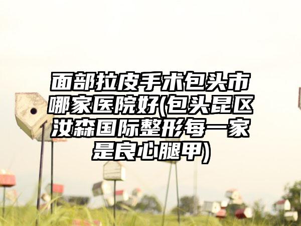 面部拉皮手术包头市哪家医院好(包头昆区汝森国际整形每一家是良心腿甲)