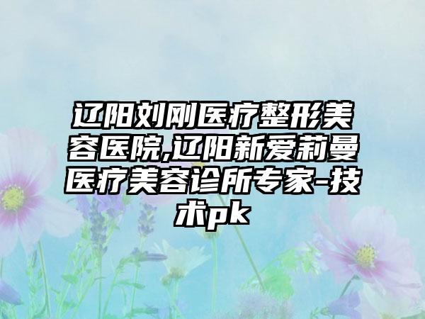 辽阳刘刚医疗整形美容医院,辽阳新爱莉曼医疗美容诊所专家-技术pk