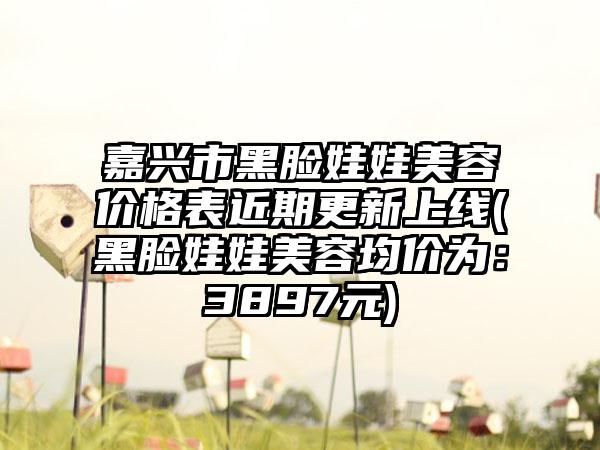 嘉兴市黑脸娃娃美容价格表近期更新上线(黑脸娃娃美容均价为：3897元)