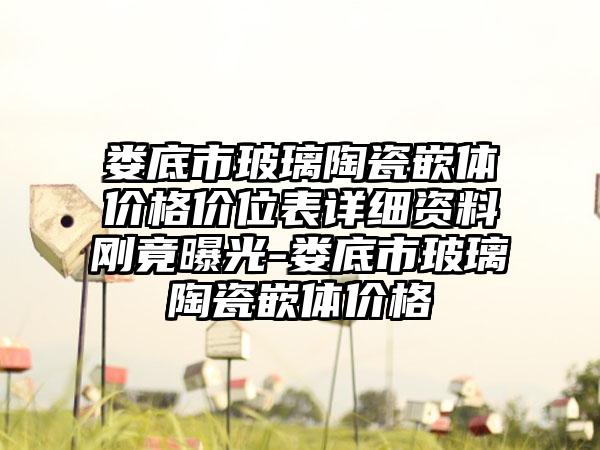 娄底市玻璃陶瓷嵌体价格价位表详细资料刚竟曝光-娄底市玻璃陶瓷嵌体价格