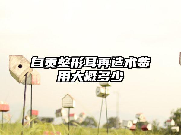 自贡整形耳再造术费用大概多少