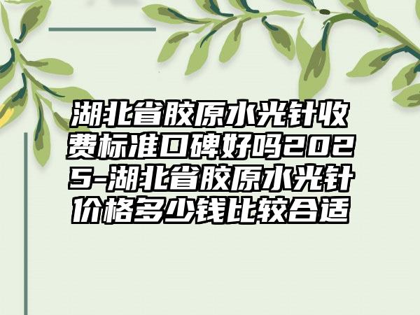 湖北省胶原水光针收费标准口碑好吗2025-湖北省胶原水光针价格多少钱比较合适